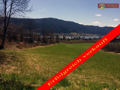 RESERVIERT!!! Sonniger Baugrund mit Seeblick in Bodensdorf